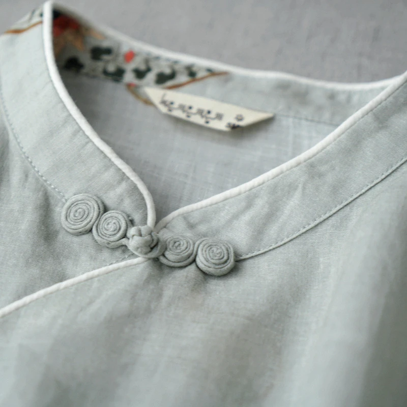 Летние Новые поступления женские свободные размера плюс в китайском стиле