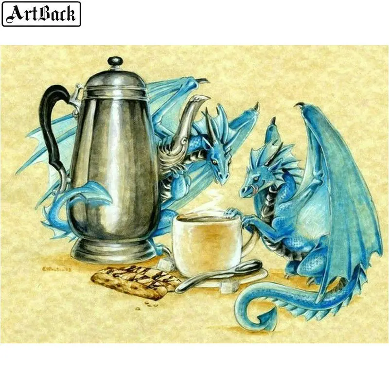 5d diy алмазная живопись цветы Ландшафтные камни в форме ромба 20x25cm Алмазная