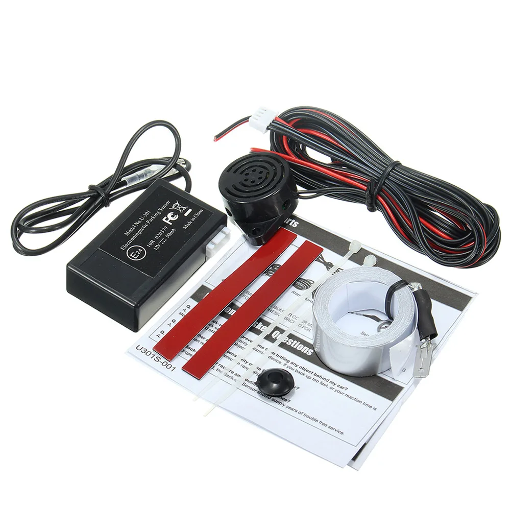 

New 12V Electromagnetic Car Truck Parking Reverse Backup Radar Sensor Kit