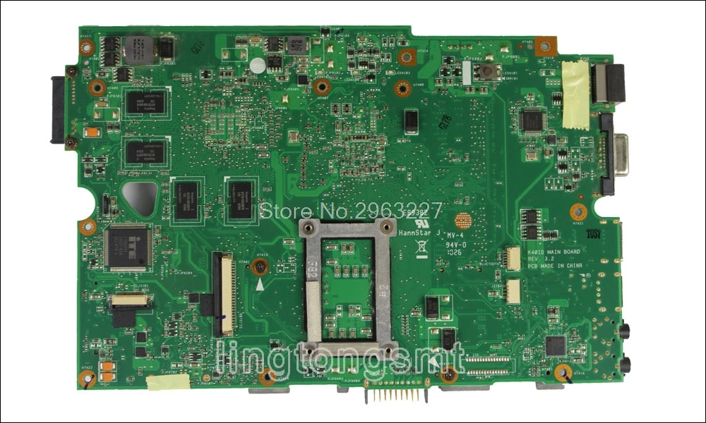 K50ID материнская плата 512 М для ASUS K50I K50IE X5DI K50ID Материнская плата ноутбука K50ID материнская плата K50IE K40ID Материнская плата Тест ОК