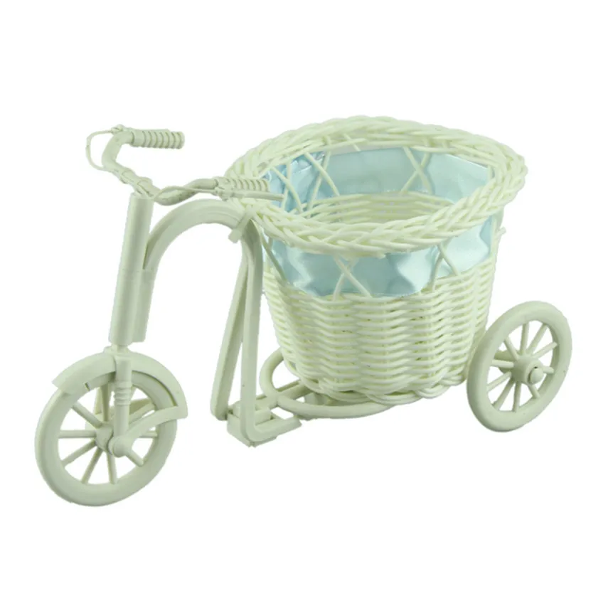 Большая круглая корзина Ротанговые поплавки Цветочная ваза цветочные горшки