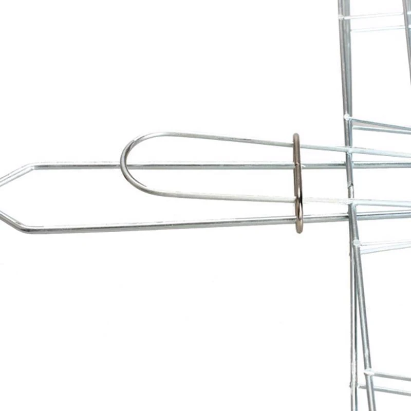 Хорошее качество новый барбекю из нержавеющей стали 2 рыбный гриль корзина для