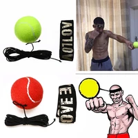 mayitr new fight boxeo ball boxing equipment with head band for reflex speed training boxing punch muay thai exercise yellowred