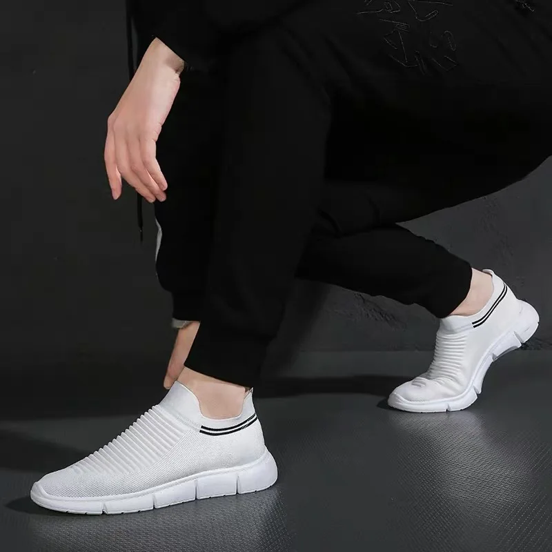 Мужская повседневная обувь летняя дышащая с отверстием открытый носок zapatos hombre