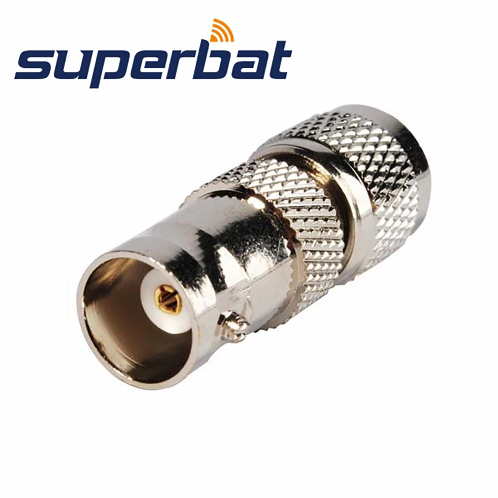 Адаптер Superbat Mini UHF для BNC штекер Female Jack прямой радиочастотный коаксиальный разъем