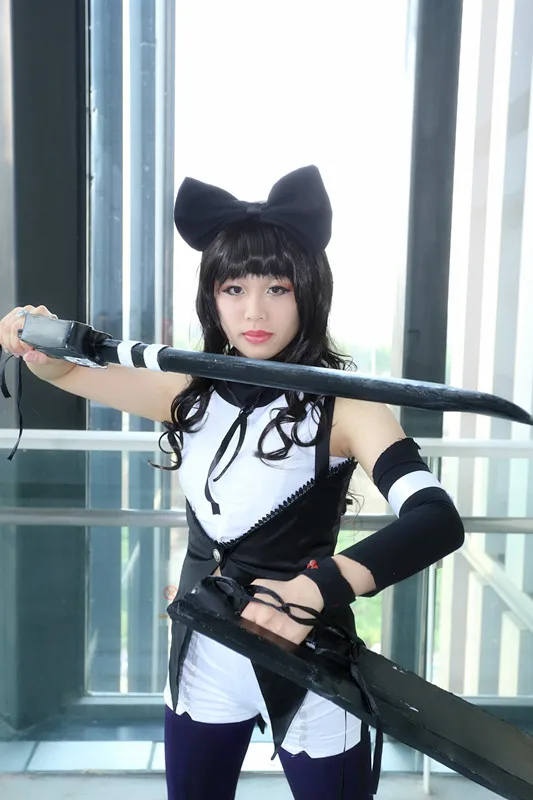 Черное платье для косплея Блейка белладонны боевая униформа костюм 11 |