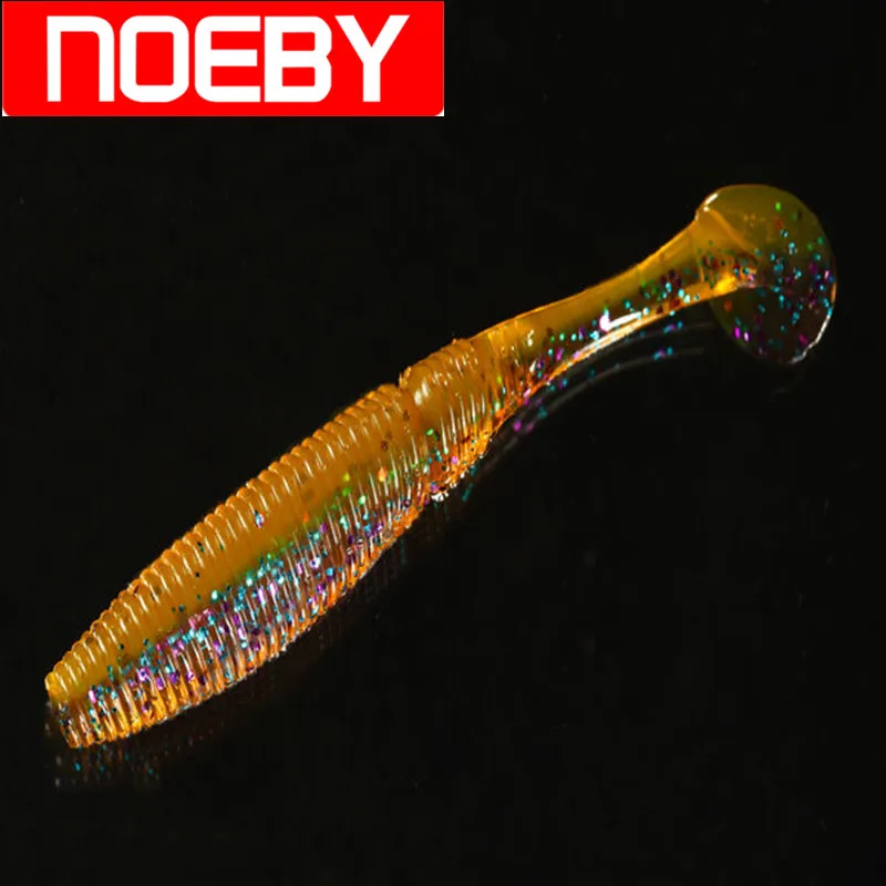 NOEBY Мягкая приманка 6 шт./пакет 85 мм/5 5 г для рыбной ловли силиконовые приманки