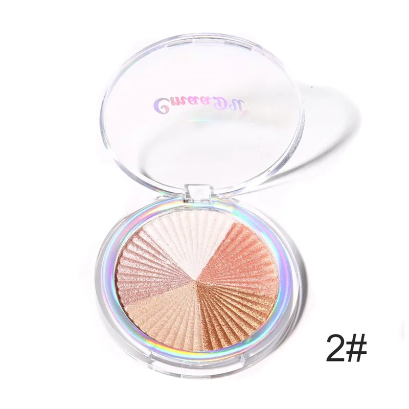 5 colors CmaaDu Glow Kit хайлайтер макияж Мерцающий Порошок хайлайтер палитра база осветитель изюминка контур лица золотой бронзатор - Цвет: 5 colors