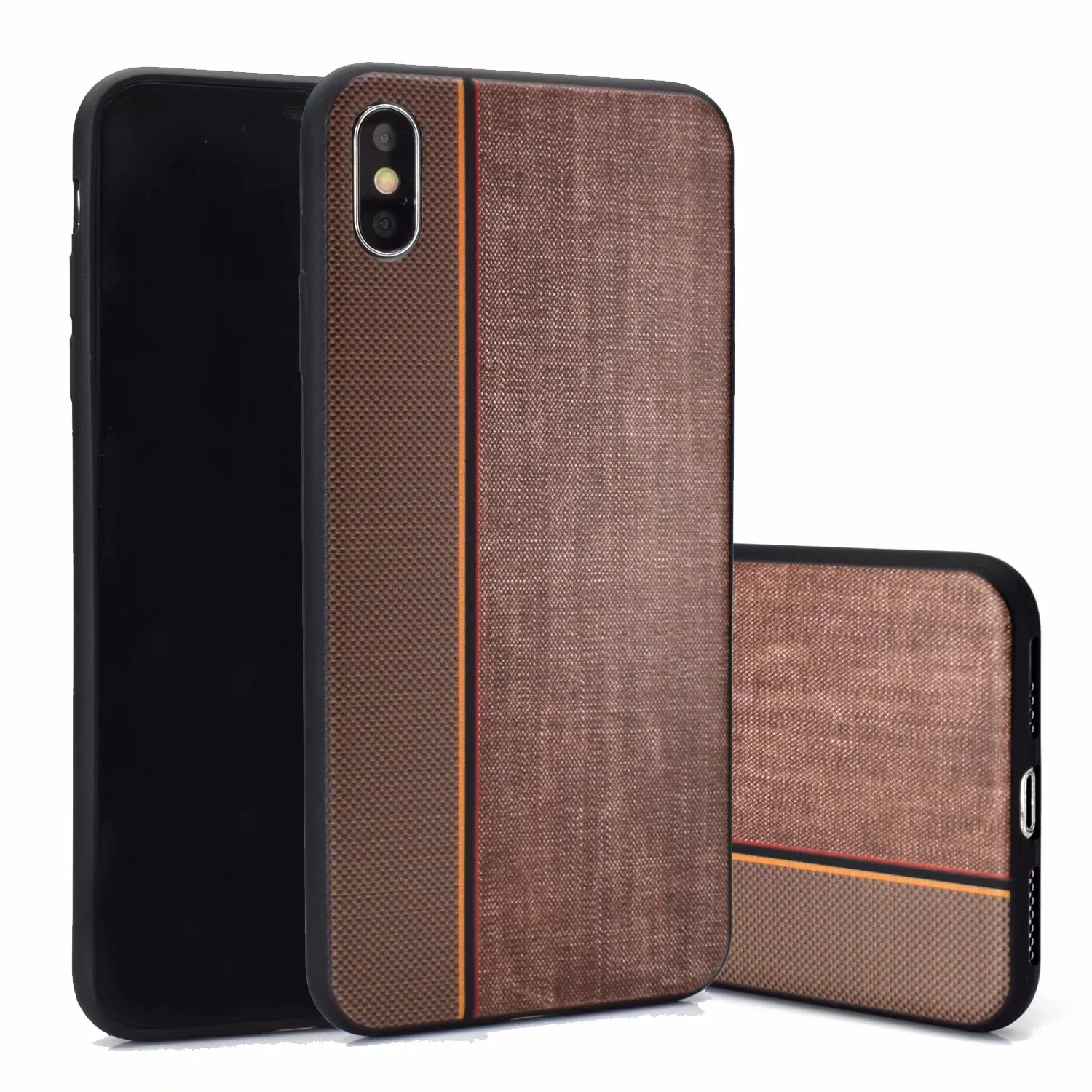 Cloth splice pattern 6 colors Soft TPU Case for apple iphone xs max Ultra-thin black soft Phone Cases XS Max |