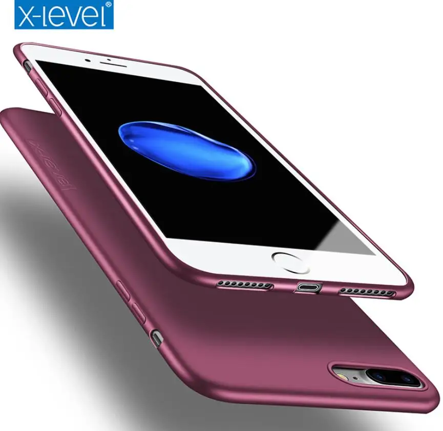 X-Level Силиконовый ТПУ чехол для телефона для iPhone X XS XR XS MAX 7 8 Plus ультратонкий 360 Защитный задний Чехол для iPhone 6 6S Plus SE