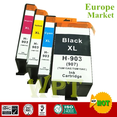 Совместимый чернильный картридж для HP 903XL 907xl Hp OfficeJet Pro 6950 / 6960/6970 моноблок принтер