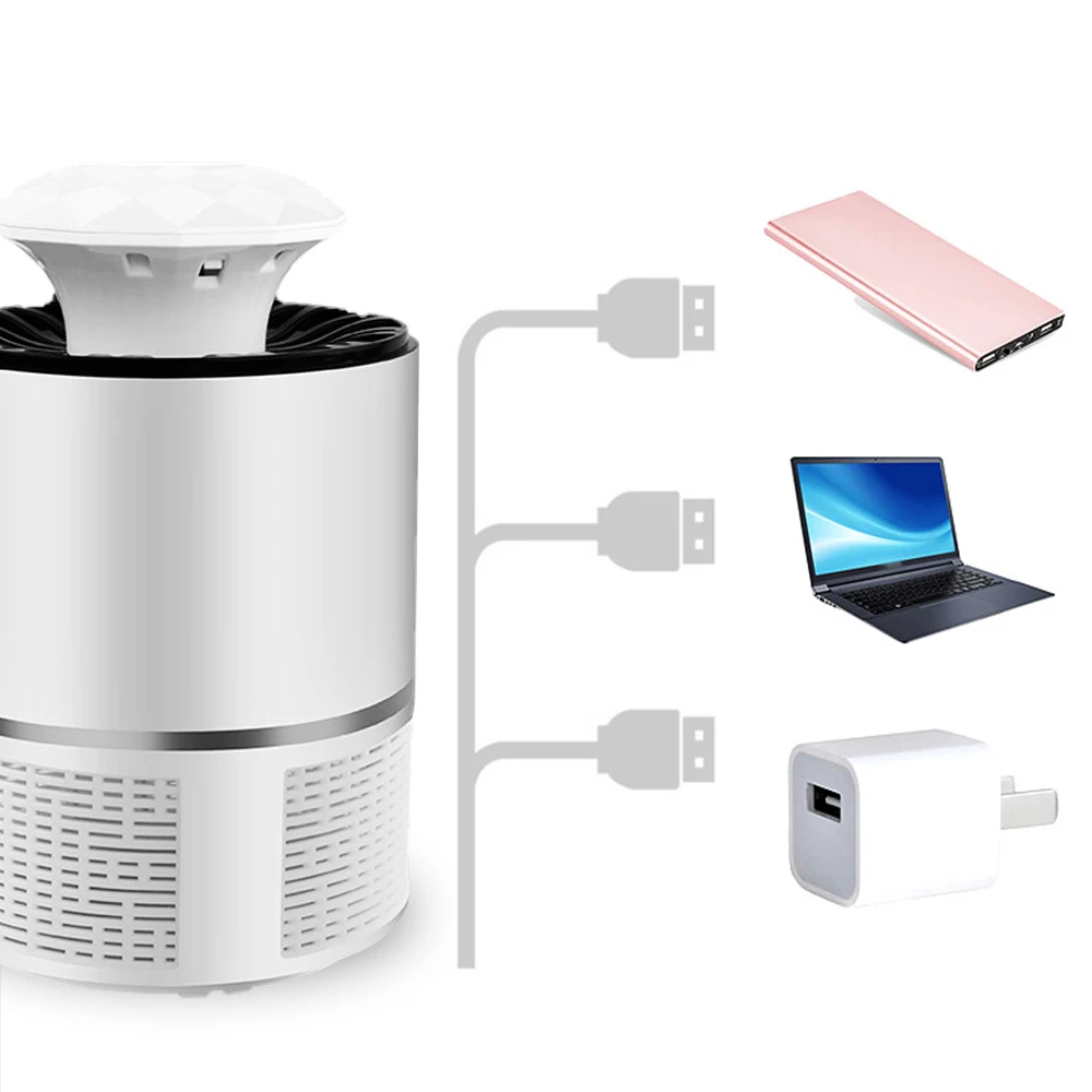 G Электрическая лампа от комаров, USB Электрический светильник от комаров, ультра-Тихая домашняя ловушка от насекомых, без излучения, для лета - Цвет: G