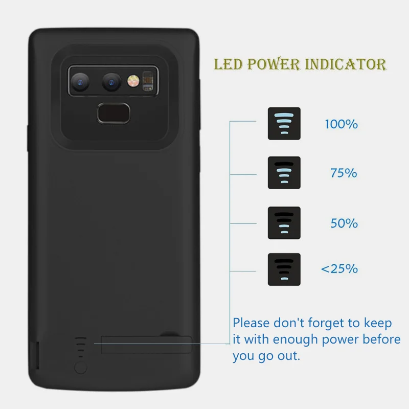 Чехол для зарядного устройства Samsung Galaxy Note чехол аккумулятора серии 9 зарядки