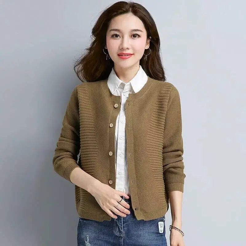 2018 Autumn New Clothing Short Knit Cardigan Women's Casual Jacket Fashion Sweater Women Long Sleeve Shawl Coat Womens |