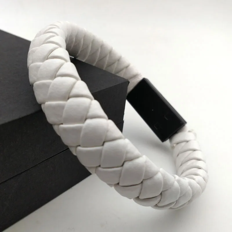 Плетеный браслет Micro data женский Новый кожаный шнур плетеный wire|braided bracelet|rope braided