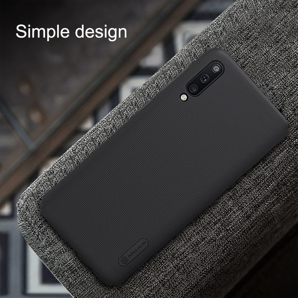 Чехол Nillkin для samsung Galaxy A50, жесткий матовый защитный чехол из поликарбоната для samsung Galaxy A50, задняя крышка с держателем для телефона в подарок