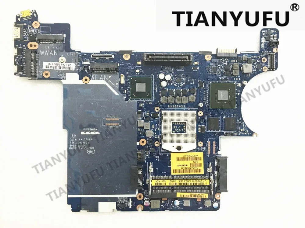 Бесплатная доставка материнской платы ноутбука Dell Latitude E6430 QAL81 LA 7782P REV: 1 0 (A00)