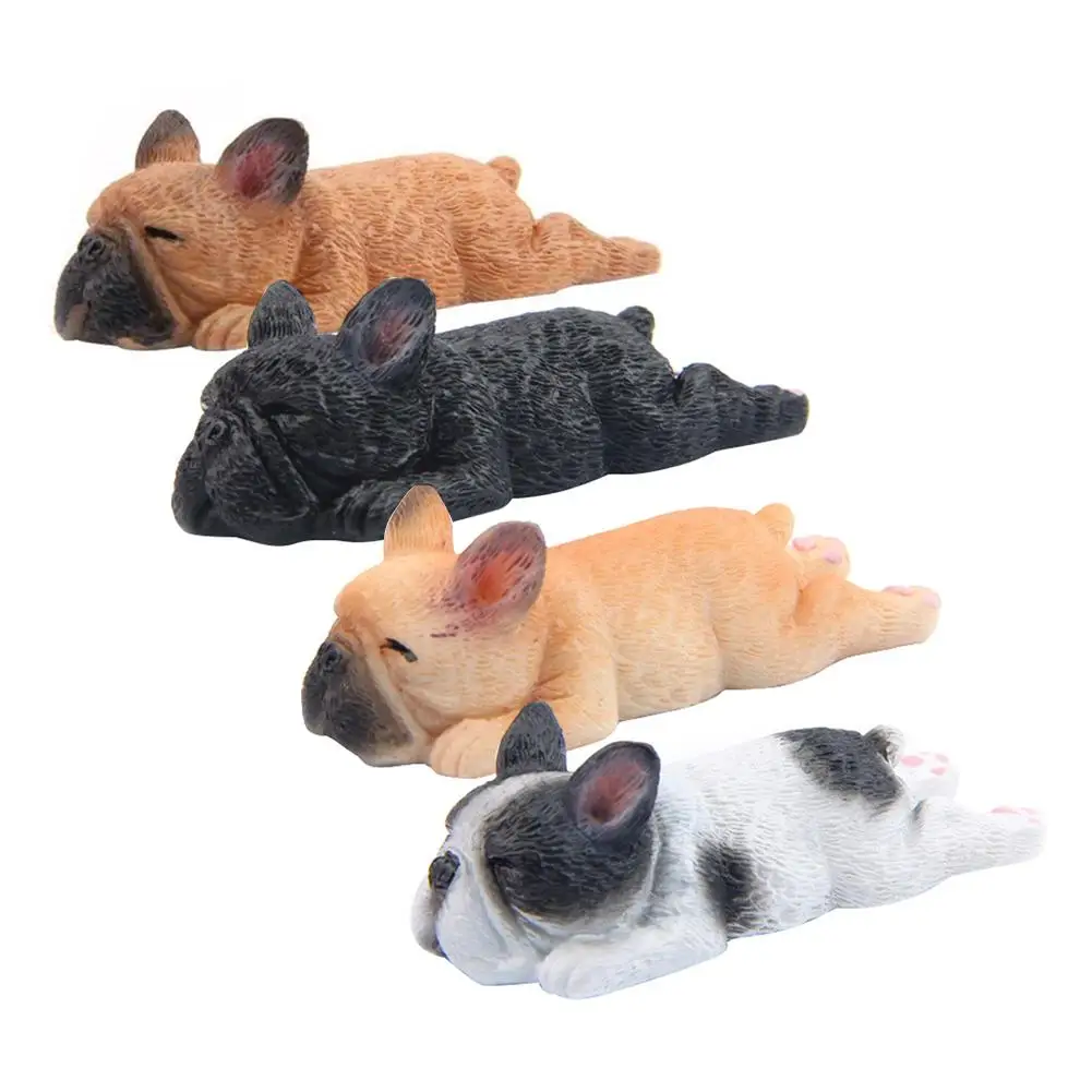 

Cute 3D Sleeping Bulldog Cartoon Animal Fridge Kid Early Education Dog Refrigerator Sticker Magnetic Decoration Ornament