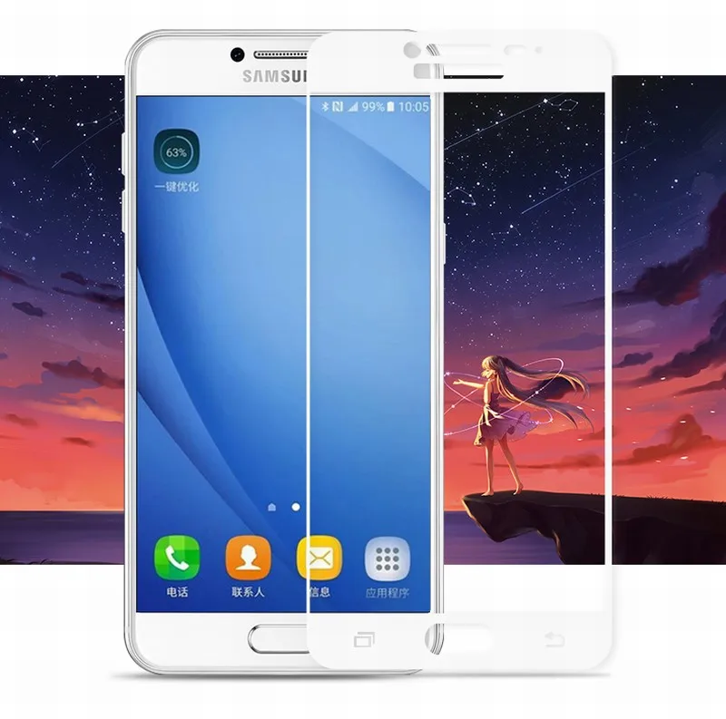GerTong полное покрытие из закаленного стекла для samsung Galaxy S7 J5 J7 S6 S5 J5 J7 Prime Note 5 4 3 Защитная пленка для экрана