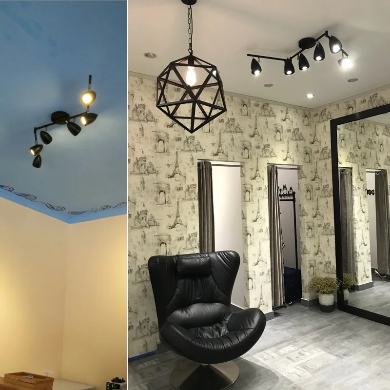 

1-6 pcs showcase art deco Led Spot light led ceiling lamp for Library picture light office Led Track Lamp Bar lighting Abajur