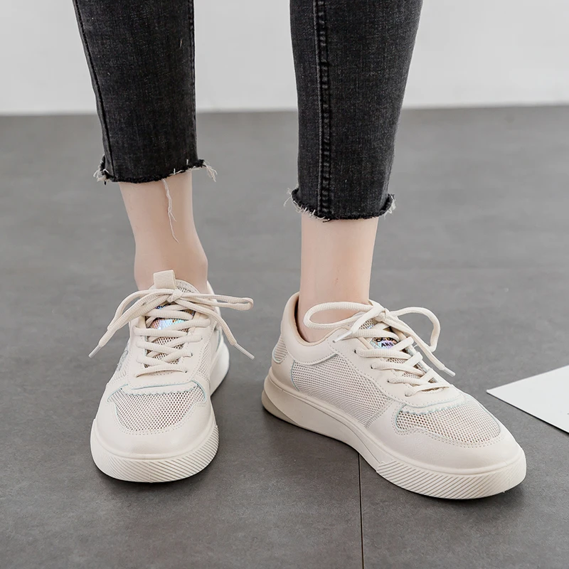 Модные кроссовки коллекция 2019 года Повседневная обувь женские летние удобные