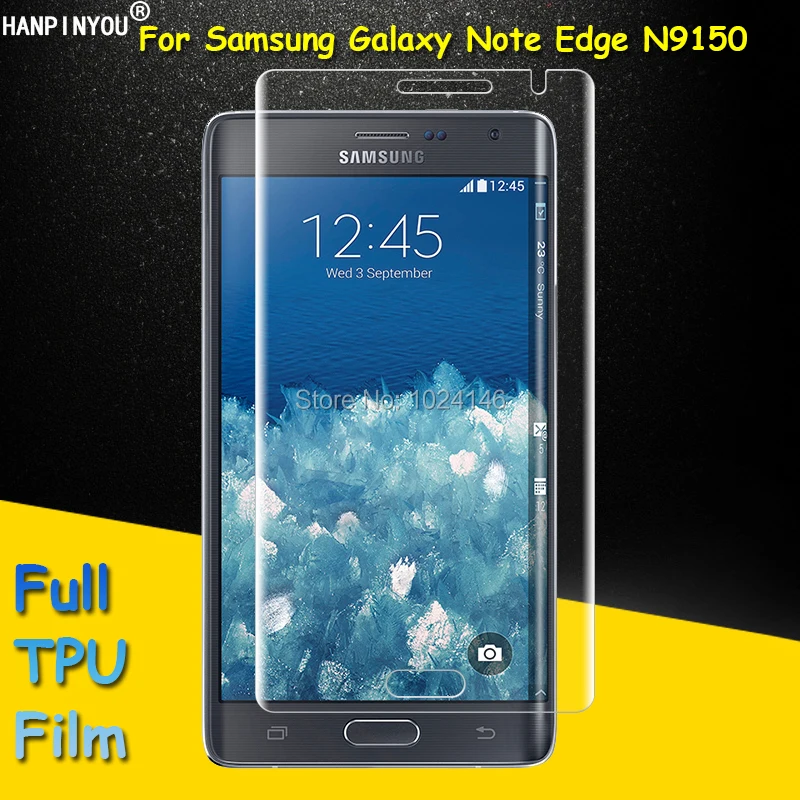 Прозрачная мягкая защитная пленка из ТПУ с полным покрытием для Samsung Galaxy Note Edge N9150