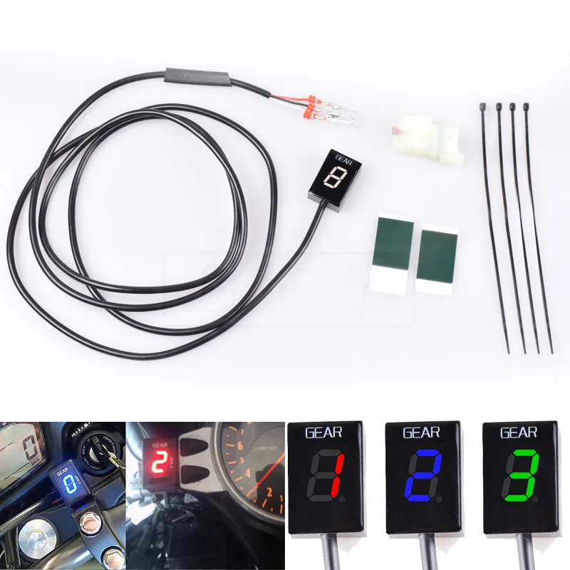 

For Honda CMX500 CMX300 Rebel 2017 CTX700 W/O DCT 2014-2017 LED Electronics 1-6 Level Gear Indicator Moto Speed Digital Meter