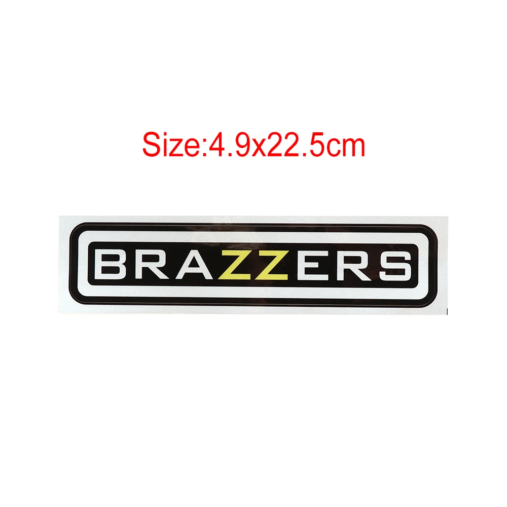 4 9*22 5 см Новая Популярная автомобильная наклейка brazzers funny виниловые наклейки на