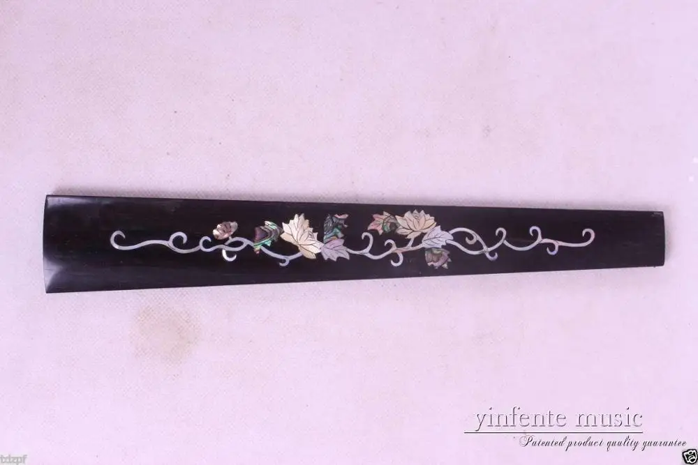

4/4 Violin Fingerboard Natural Ebony wood Pearl Shell Inlay Violin Parts