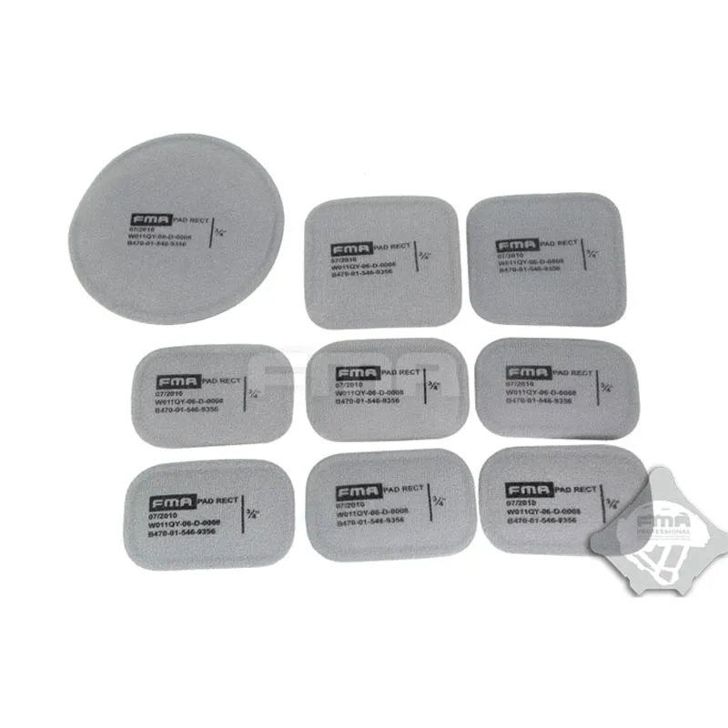 Универсальные защитные накладки для шлема FMA аксессуары 9 шт. военные тактические
