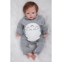 50cm soft silicone reborn baby dolls toy realistic 20inch vinyl toddler boys babies alive like real doll girl play house toy