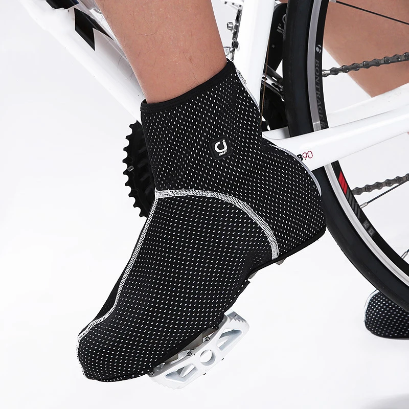 1 пара велосипедных чехлов для обуви Флисовая теплая мужская и женская обувь