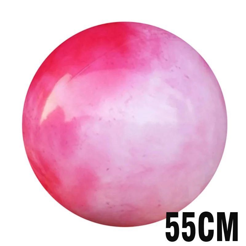55CM C-Red Мячи для йоги толще облака цвет Пилатес фитнес спортзал баланс фитбол упражнения тренировка мяч 55 см 65-75 см - Цвет: 55CM C-Red