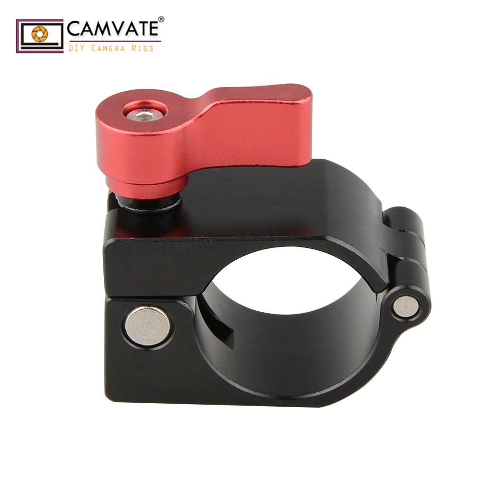 

CAMVATE Single Rod Clamp (Wingnut-Red) for DJI Ronin-M Gimbal Stabilizer C1163 camera photography accessories