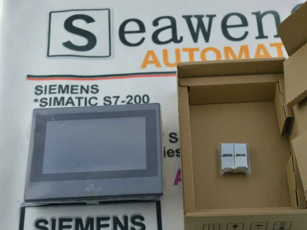 ET070: 7 дюймовая сенсорная панель eView HMI ET070 с кабелем программирования и