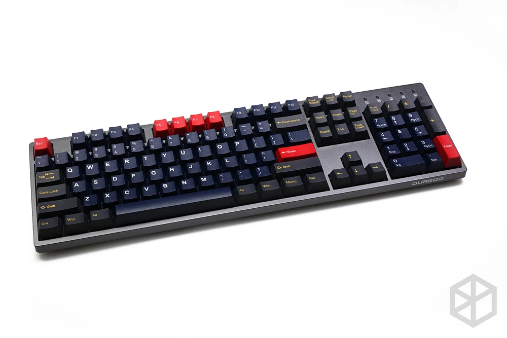 Taihao кубический abs doubleshot кубические колпачки для diy игровой механической клавиатуры красный синий серый с 1,75 переключения для 104 ansi
