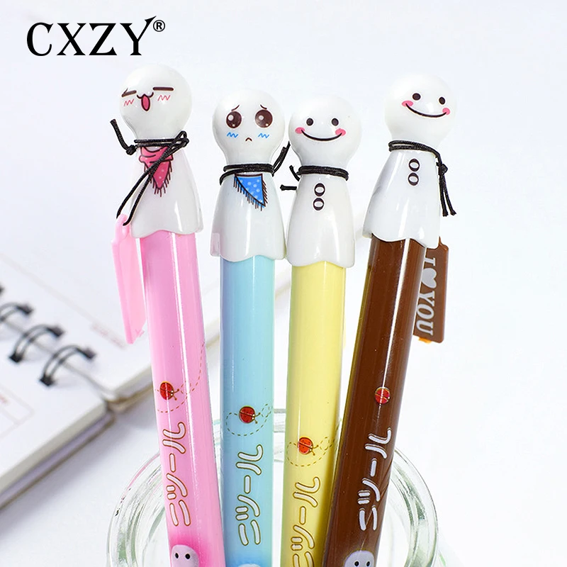 Гелевая ручка CXZY Sunny doll шариковая 0 38 с черными чернилами канцелярские