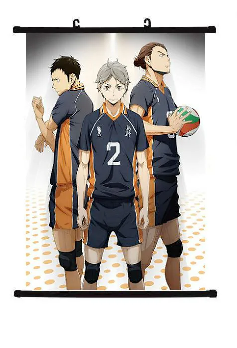 Японский Аниме Haikyuu Shoyo Hinata Shonen домашний декор плакат настенный прокрутка 40x60 см