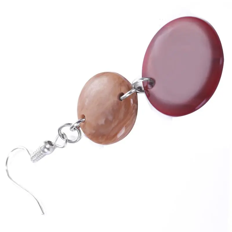 Свисающие смоляные летние Серьги Геометрические Модные Винтажные Ювелирные