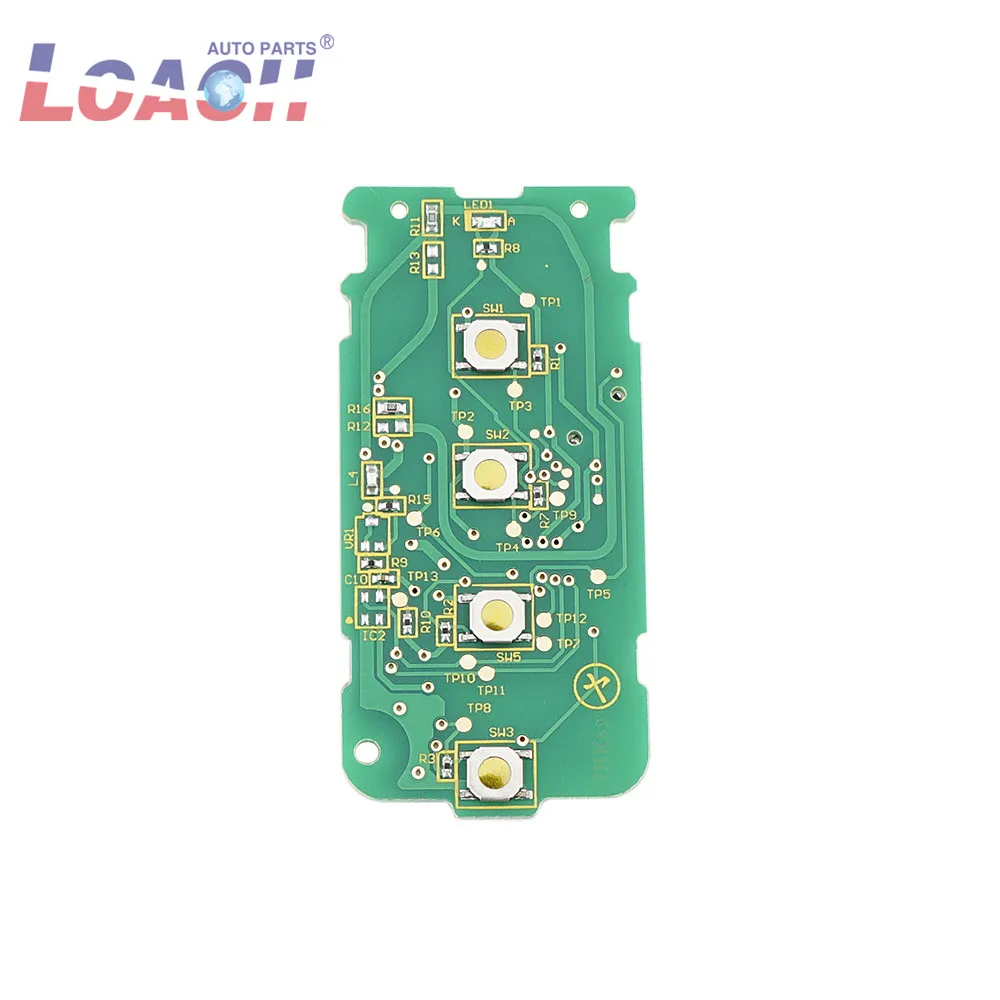 2 + 1 кнопки 315 МГц PCF7952 чип OUC644M KEY N No Mark дистанционный Автомобильный ключ для Mitsubishi