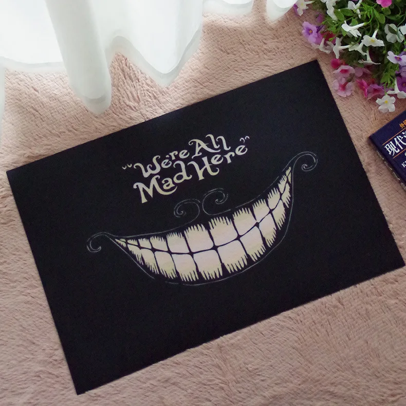 Резиновая нескользкая подошва Cat уйти Ванная комната пол ковры передней двери