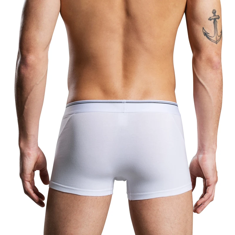 4pcslot hot quality cotton mens boxers shorts popular brand fashion sexy man underwear male underpant boxers large size fat free global shipping