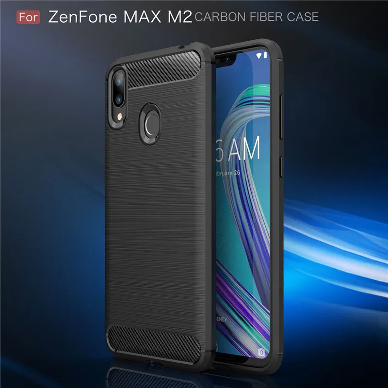 For Asus Zenfone Max M2 ZB633KL phone case luxury TPU Silicone shockproof Back cover X01AD 6.3 |