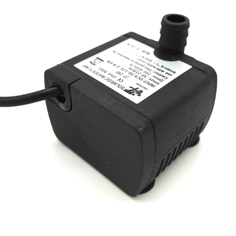 JT-280A DC 4 5 ~ 12V 24V 380mA 200cm 450L/H Micro brushless dc погружной насос | Обустройство дома