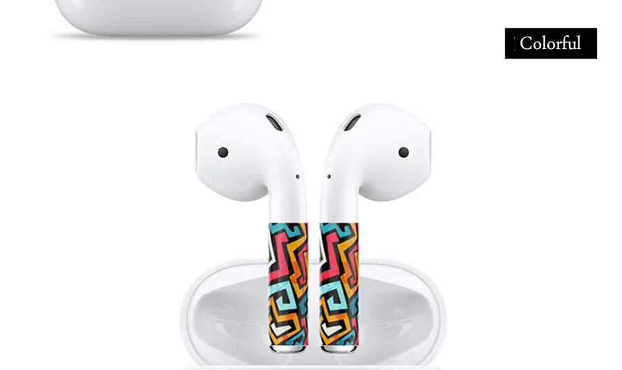 Набор аксессуаров для Apple AirPods Защитная Наклейка для кожи и анти-потерянный ремешок и ушной крючок для Airpods Bluetooth беспроводной наушник