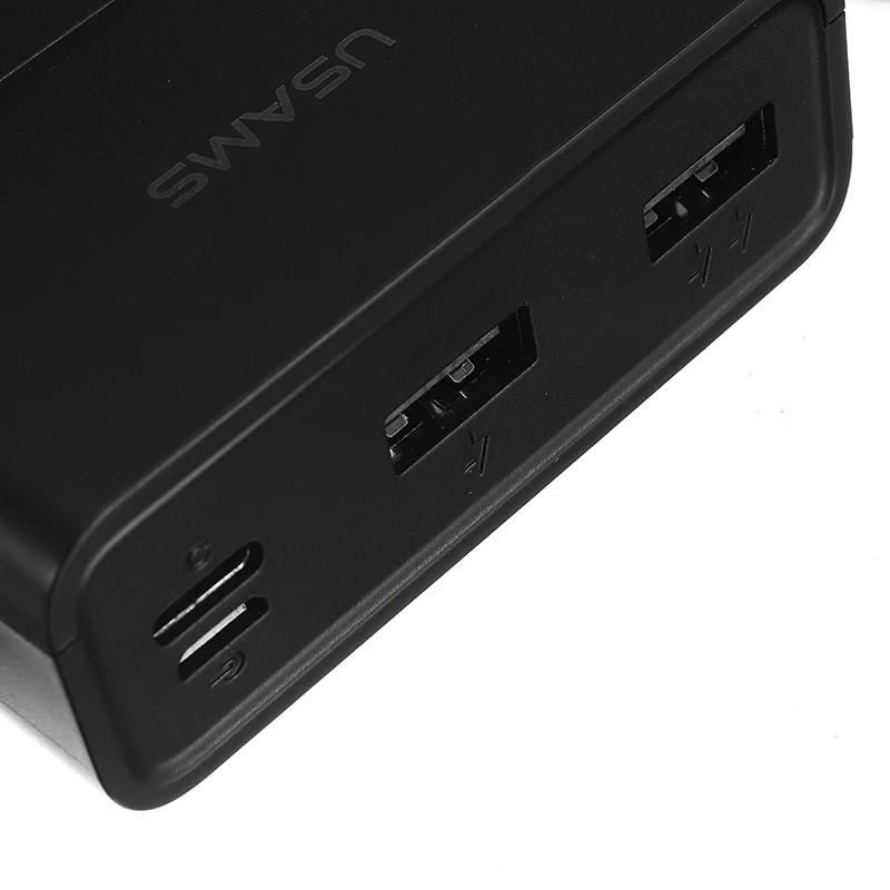USAMS Универсальный двойной USB большой емкости внешний аккумулятор 20000 мАч Внешний аккумулятор портативный телефон зарядное устройство Внешний аккумулятор мобильный телефон зарядное устройство