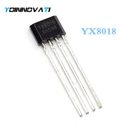 100 шт. Солнечный светодиодный драйвер YX8018 джоуль вор DCDC усилитель конвертера 4 pin IC для езды на велосипеде На Солнечных Батареях Садовые светодиодные фонари