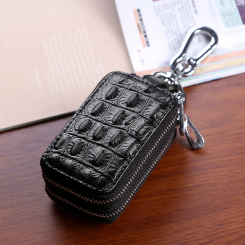 Сумка для ключей basi GORO из натуральной кожи на молнии|Ключницы| |