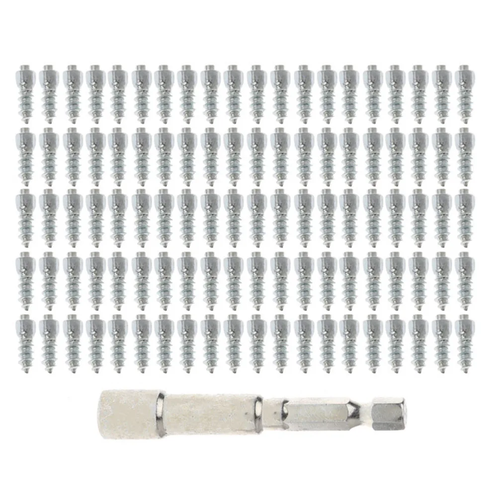 100 шт. винт гвоздик 12 мм Автомобильный Противоскользящий для колесных шин шипы