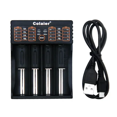 

Зарядное устройство Colaier C40, 1,2 в, 3,7 в, AA /AAA, 18650, 18350, 26650, 10440, 14500, 16340, умное зарядное устройство